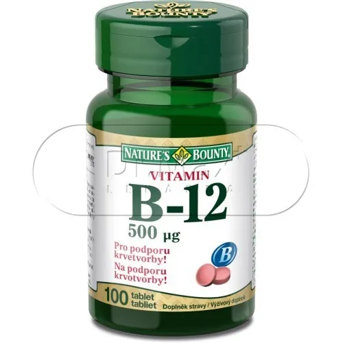 Nature's Bounty Vitamin B12 500mcg tbl.100