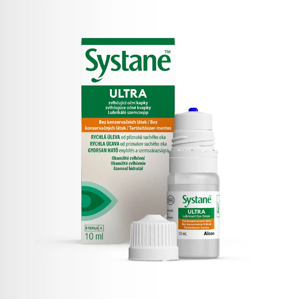 Systane ULTRA bez konzervačních látek zvlhčující oční kapky 10 ml