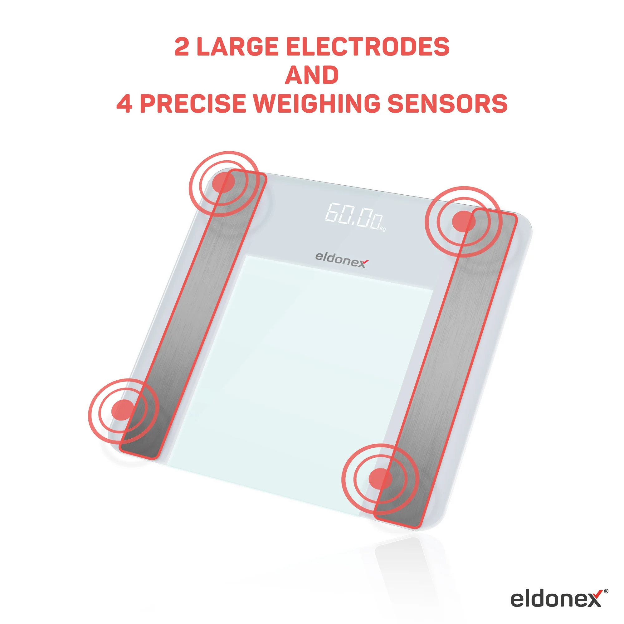 Eldonex BODYFIT PRO digitální osobní váha bílá