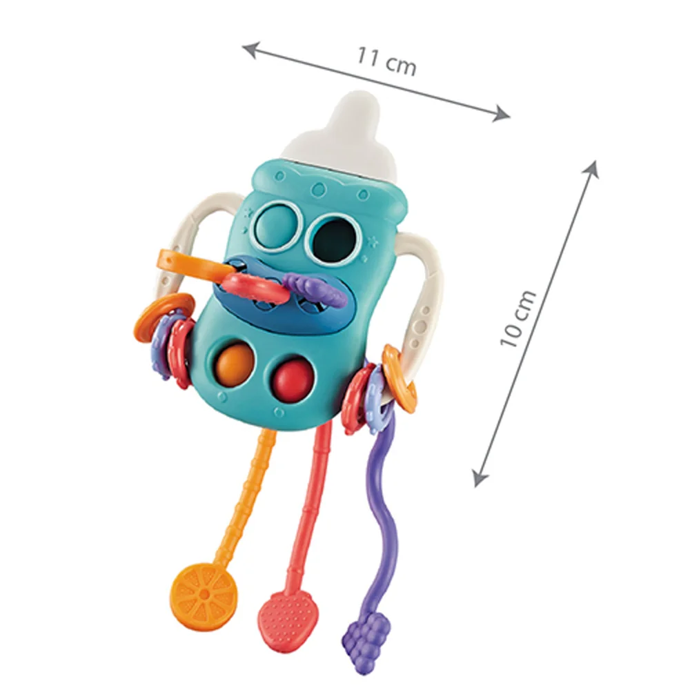 Babyono Senzorická multifunkční hračka s Pop In - Láhev