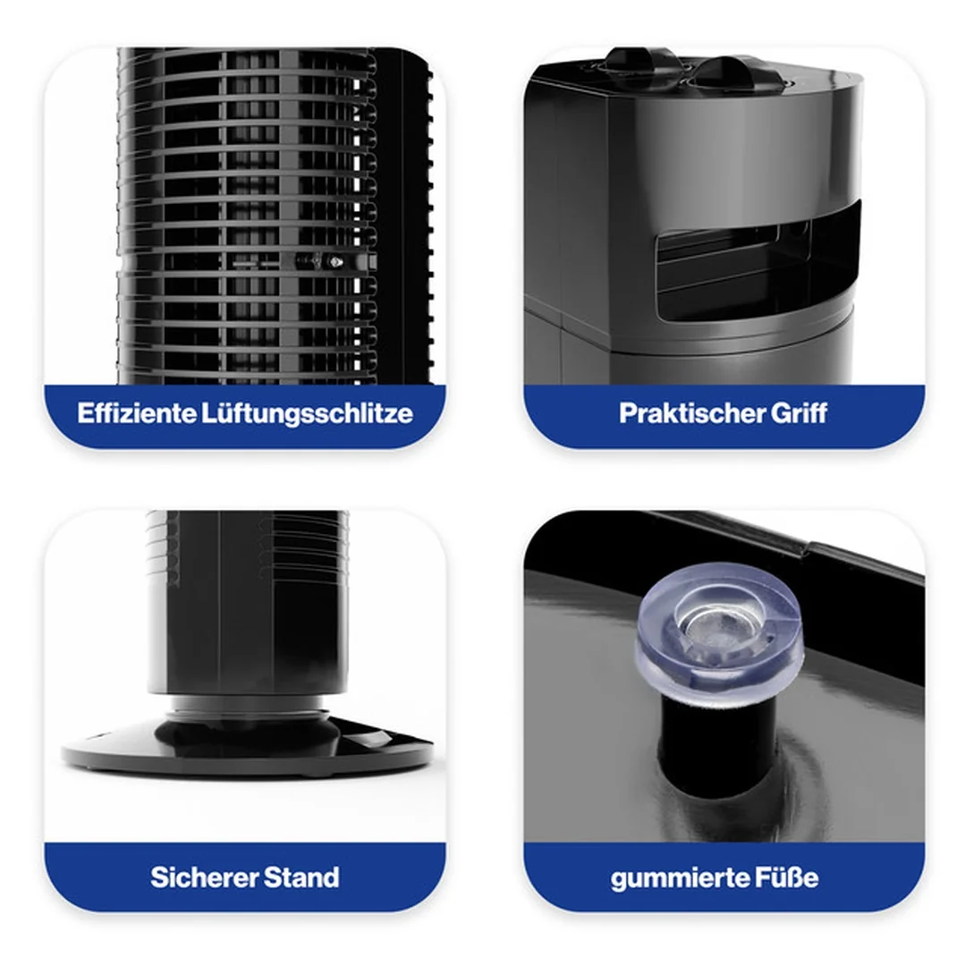 CLATRONIC TVL 3770 sloupový ventilátor černý