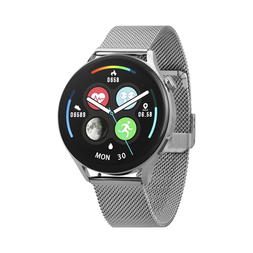 Garett Smartwatch Lady Elegance smart hodinky Silver Steel