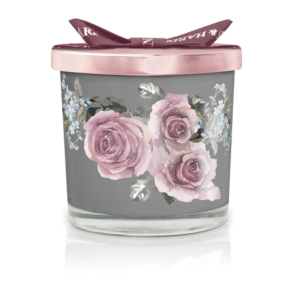 Baylis & Harding Sametová růže a kašmír svíčka ve skle