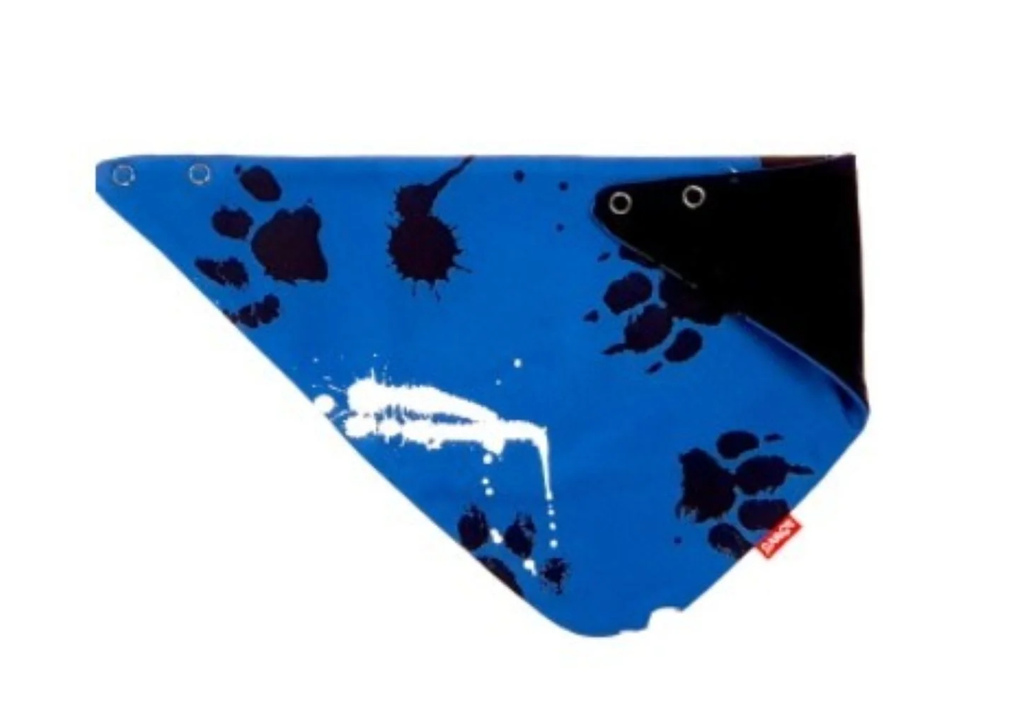 Bexa Dvouvrstvá čepice na zavazován + šátek - Tlapky, granát, vel. 92/98