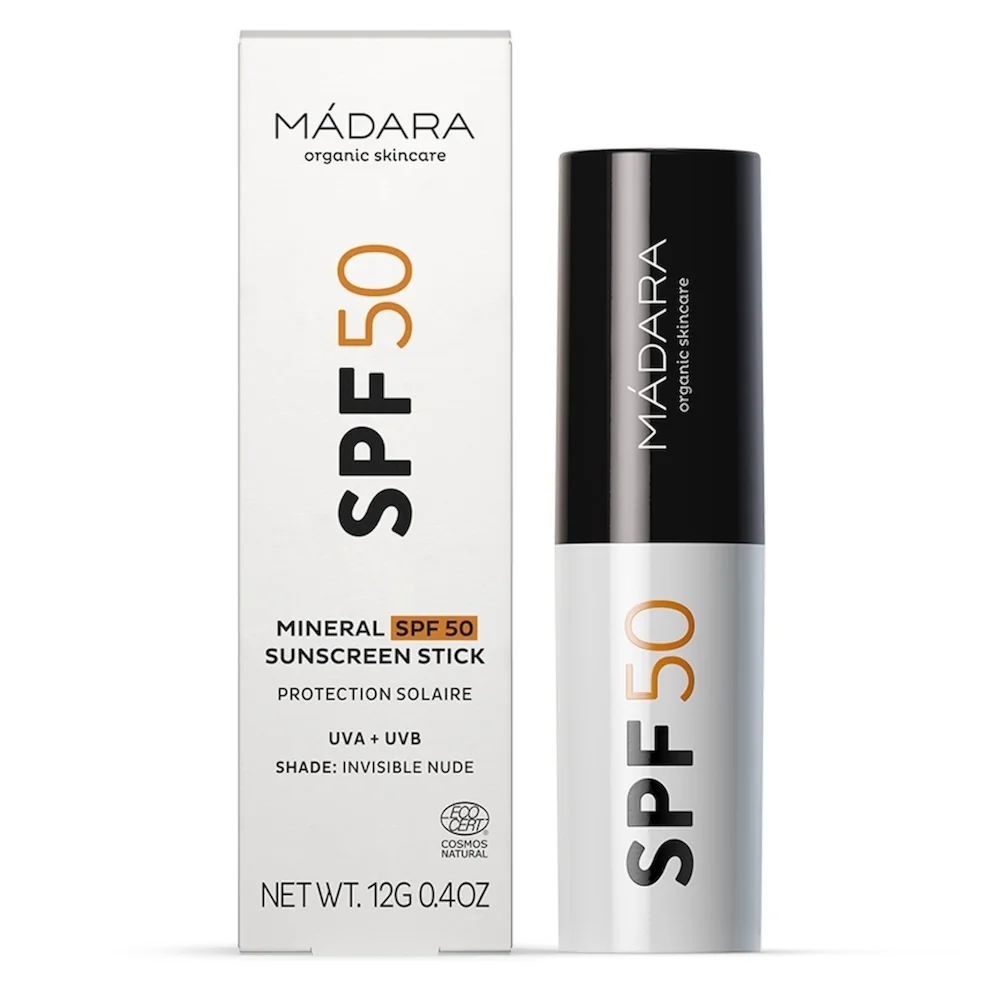 MÁDARA Minerální opalovací tyčinka SPF50 12 g