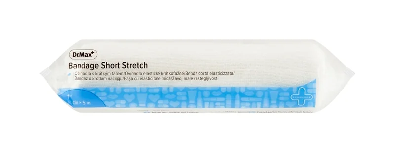 Dr. Max Bandage Short Stretch 14 cm x 5 m obinadlo s krátkým tahem 1 ks