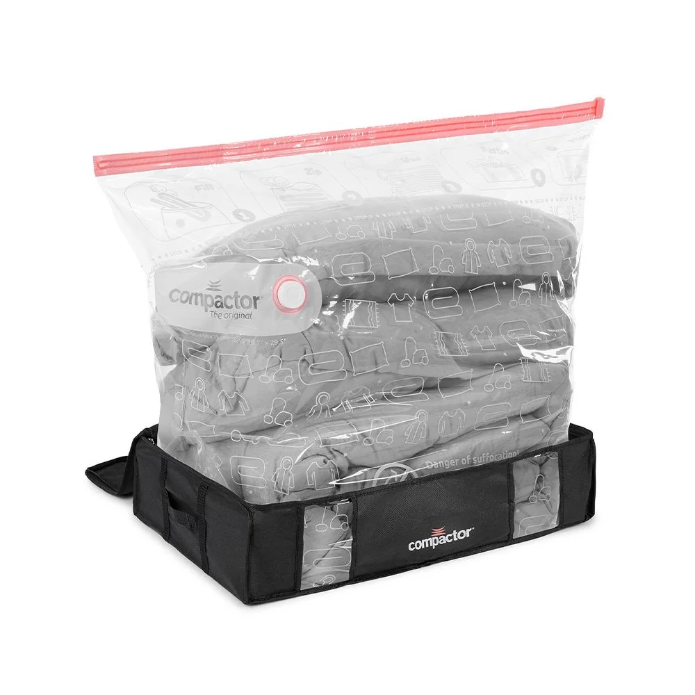 Compactor Black Edition L 145 l vakuový úložný box s pouzdrem 50x65x15,5 cm