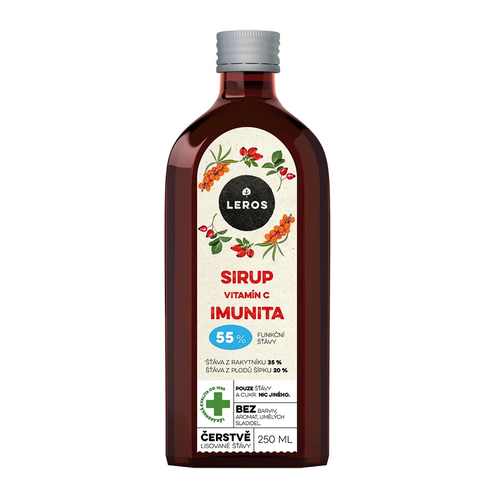 Leros Sirup Vitamín C imunita 250 ml