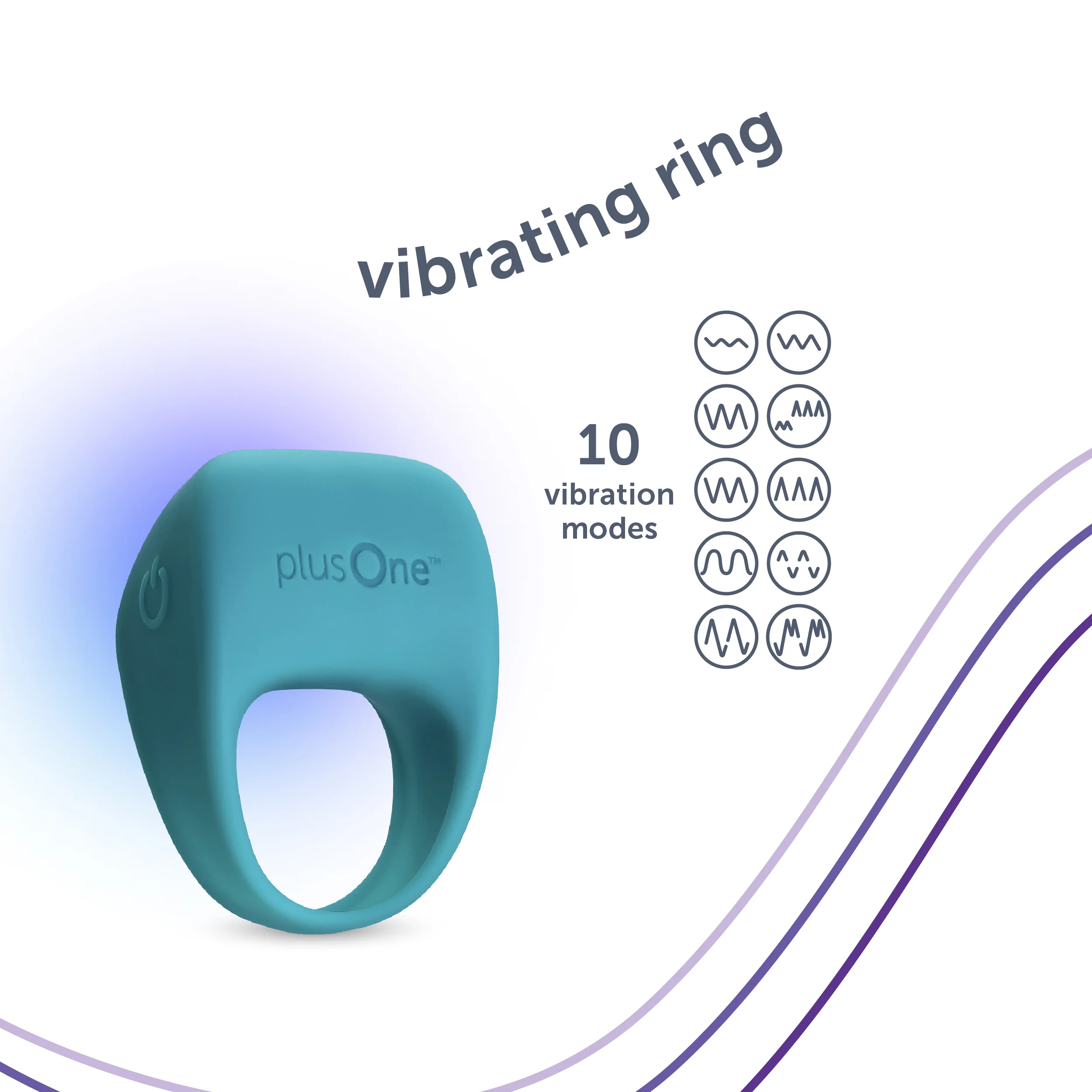 PlusOne Vibrační prsten Infinity Potěšení pro oba