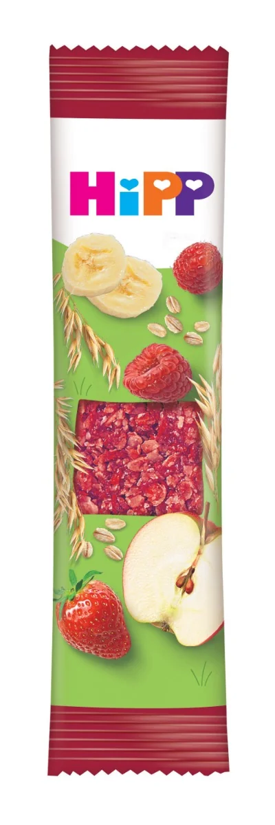Hipp BIO Ovesná tyčinka jahoda a malina 5x20 g