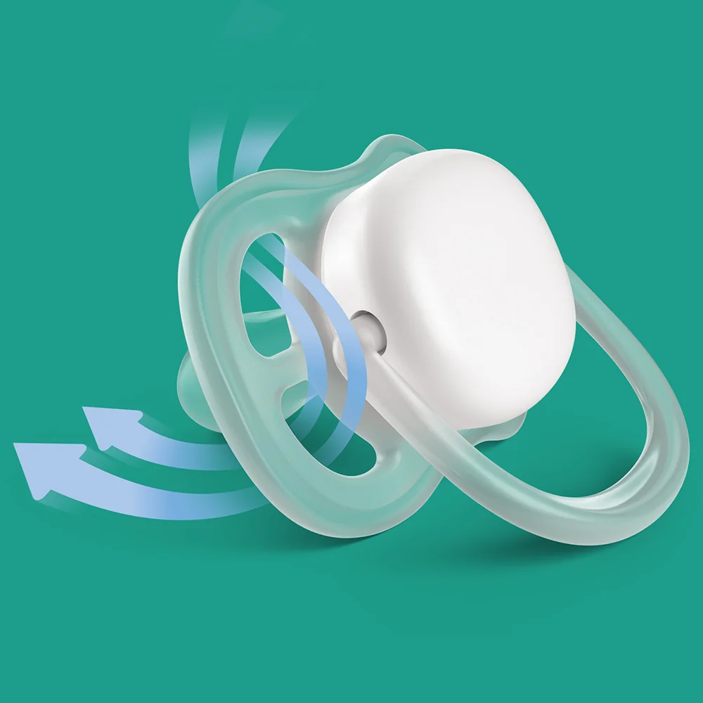 Philips Avent Šidítko Ultra air Obrázek 0–6m chlapec 1 ks duha