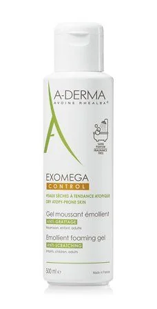 A-Derma Exomega Control zvláčňující pěnivý gel pro suchou kůži se sklonem k atopii 500 ml