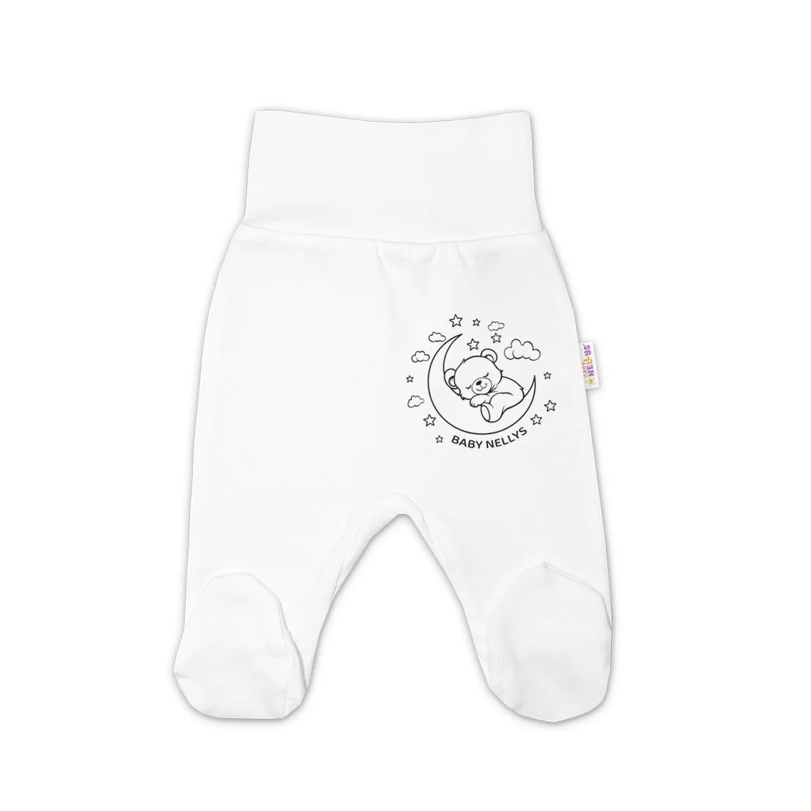 Baby Nellys Soupravička do porodnice 6D, Medvídek na měsíčku, vel. 50
