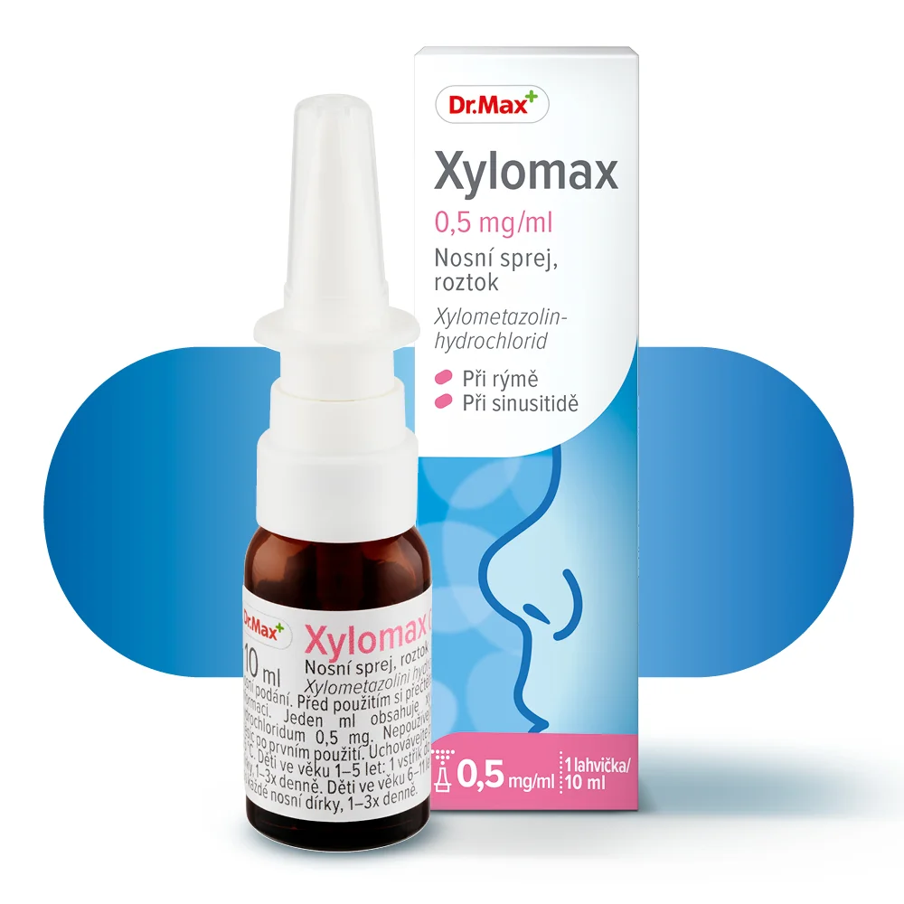 Dr. Max Xylomax 0,5 mg/ml nosní sprej 10 ml | Dr. Max Lékárna