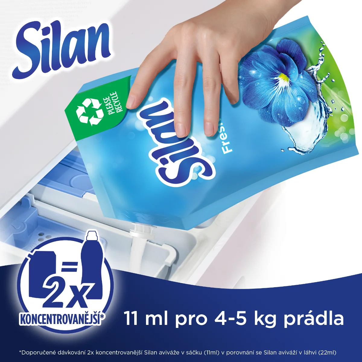 Silan Koncentrovaná aviváž Fresh Sky 748 ml 68 dávek