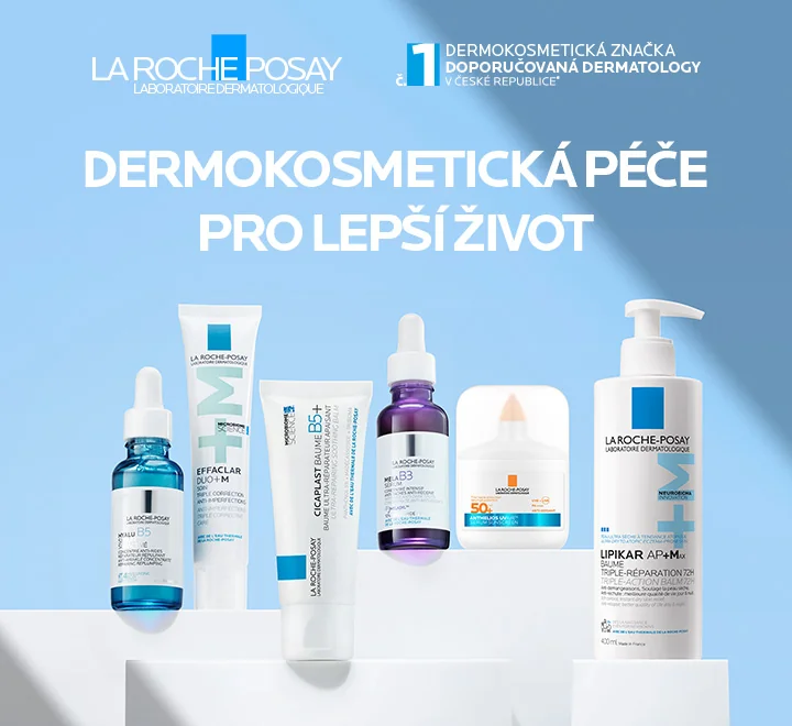 La Roche-Posay - dermokosmetická značka doporučovaná dermatology. č. 1 v České republice. 50 let péče pro lepší život. La Roche-Posay - dermokosmetická značka doporučovaná dermatology. č. 1 v České republice. 50 let péče pro lepší život.