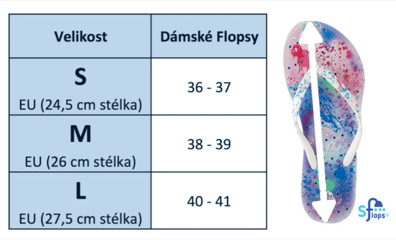 Flopsy Varied Orchid vel. 38-39 dámská antibakteriální obuv