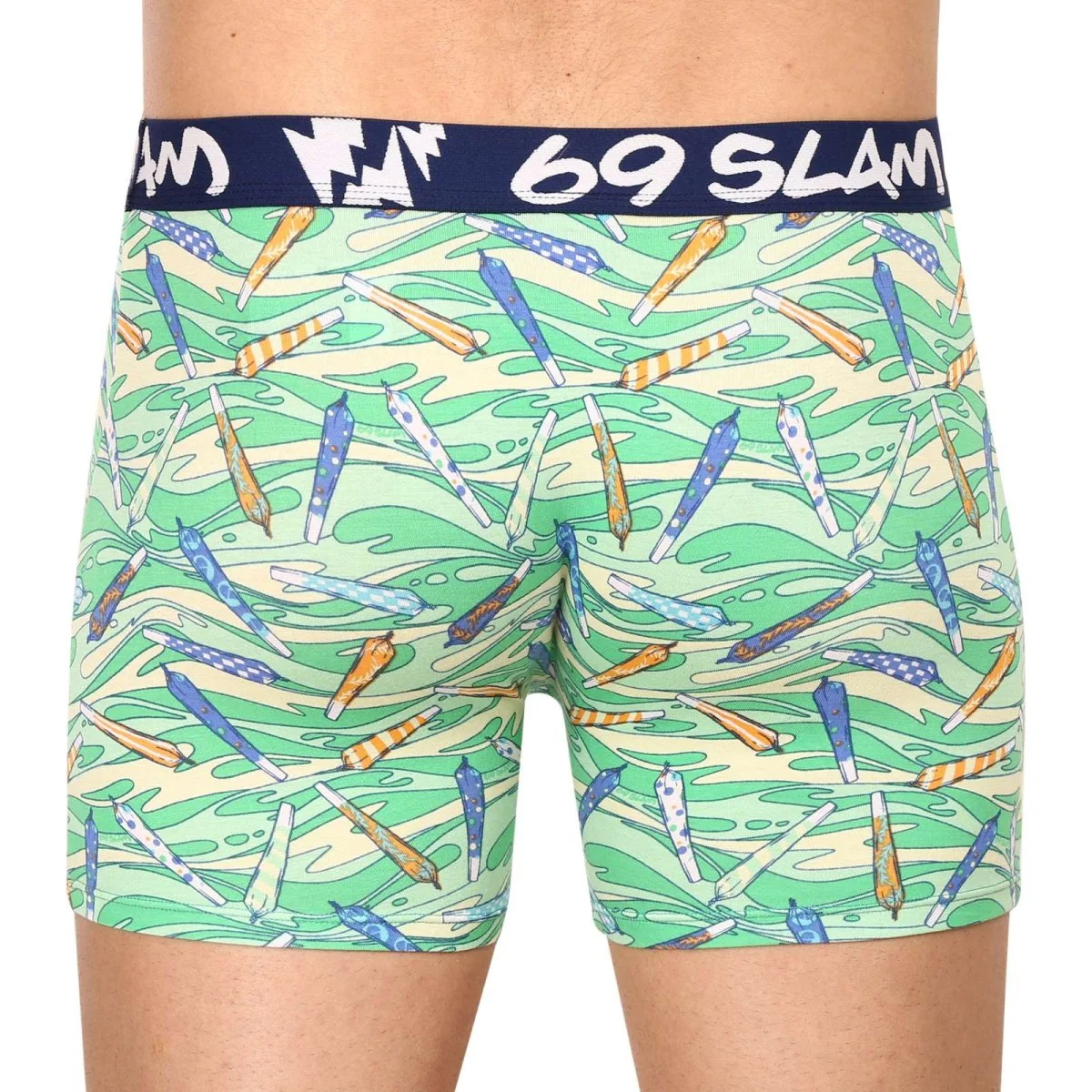 69SLAM Pánské boxerky fit bamboo vegan 420 colton (MPBVGN-BB) M