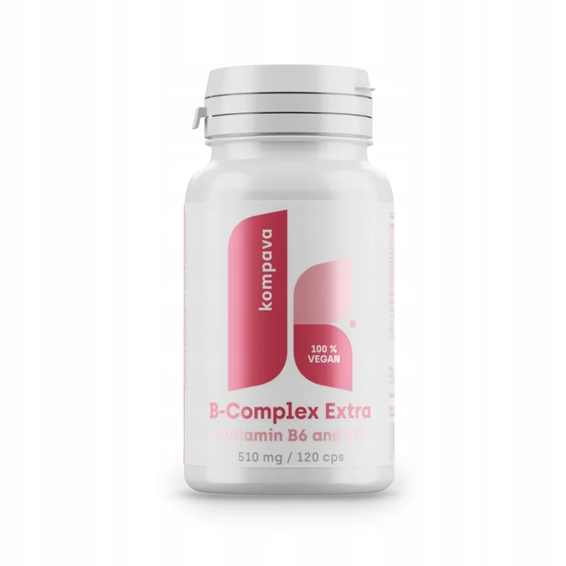 KOMPAVA B-komplex Extra 510mg/120 kapslí