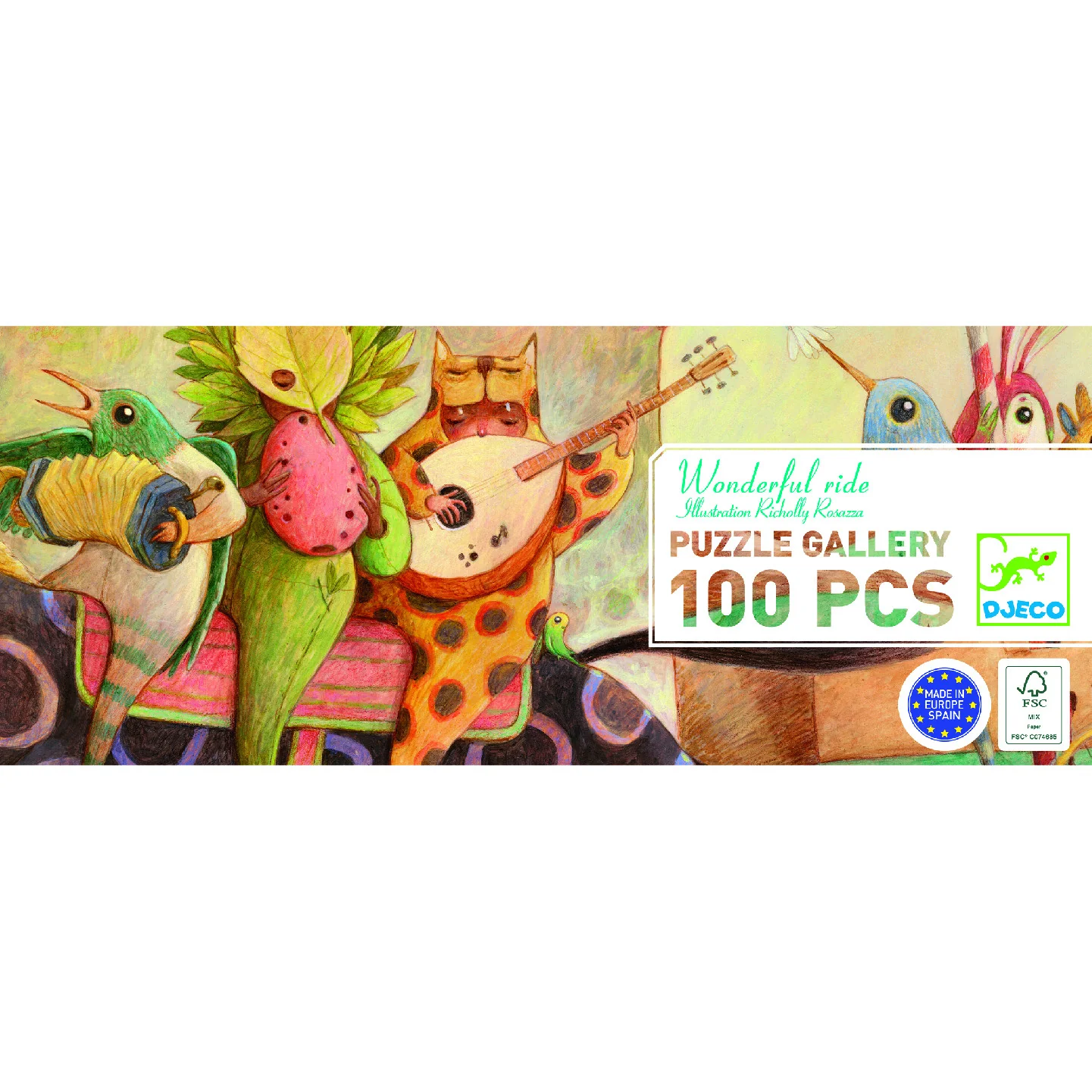 Djeco Puzzle Wonderful ride - 100 pcs