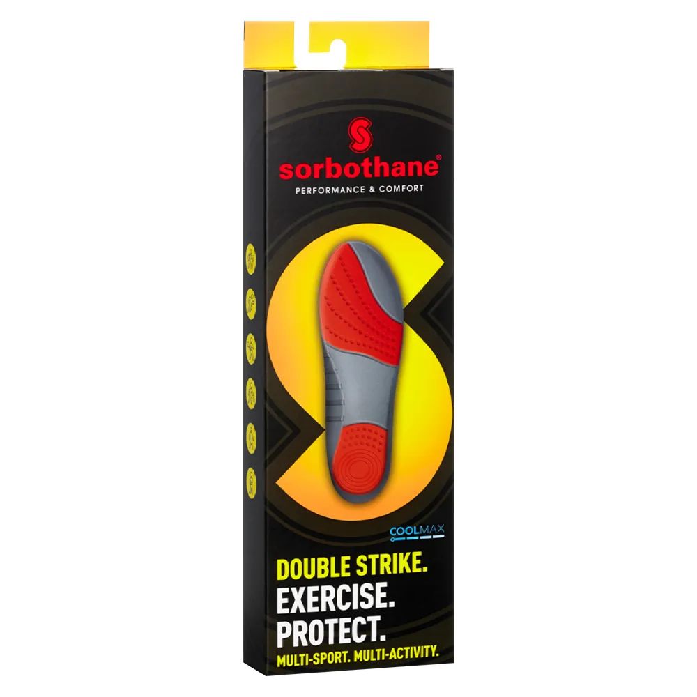 Sorbothane Double Strike vel. 44-45 gelové vložky do bot
