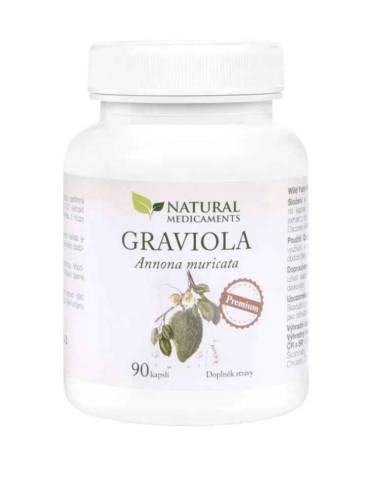 Natural Medicaments Graviola 90 kapslí