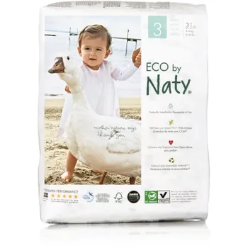 ECO by Naty Midi 4-9 kg dětské plenky 31 ks 