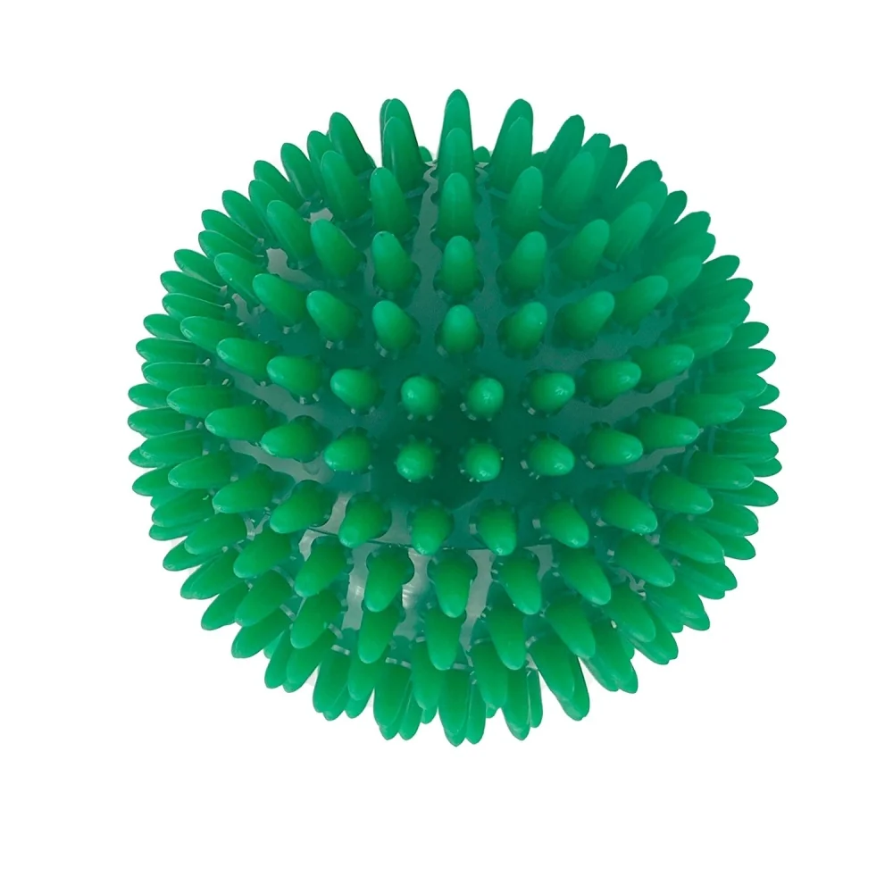 Rehabiq Masážní míček ježek 9 cm 1 ks fialový