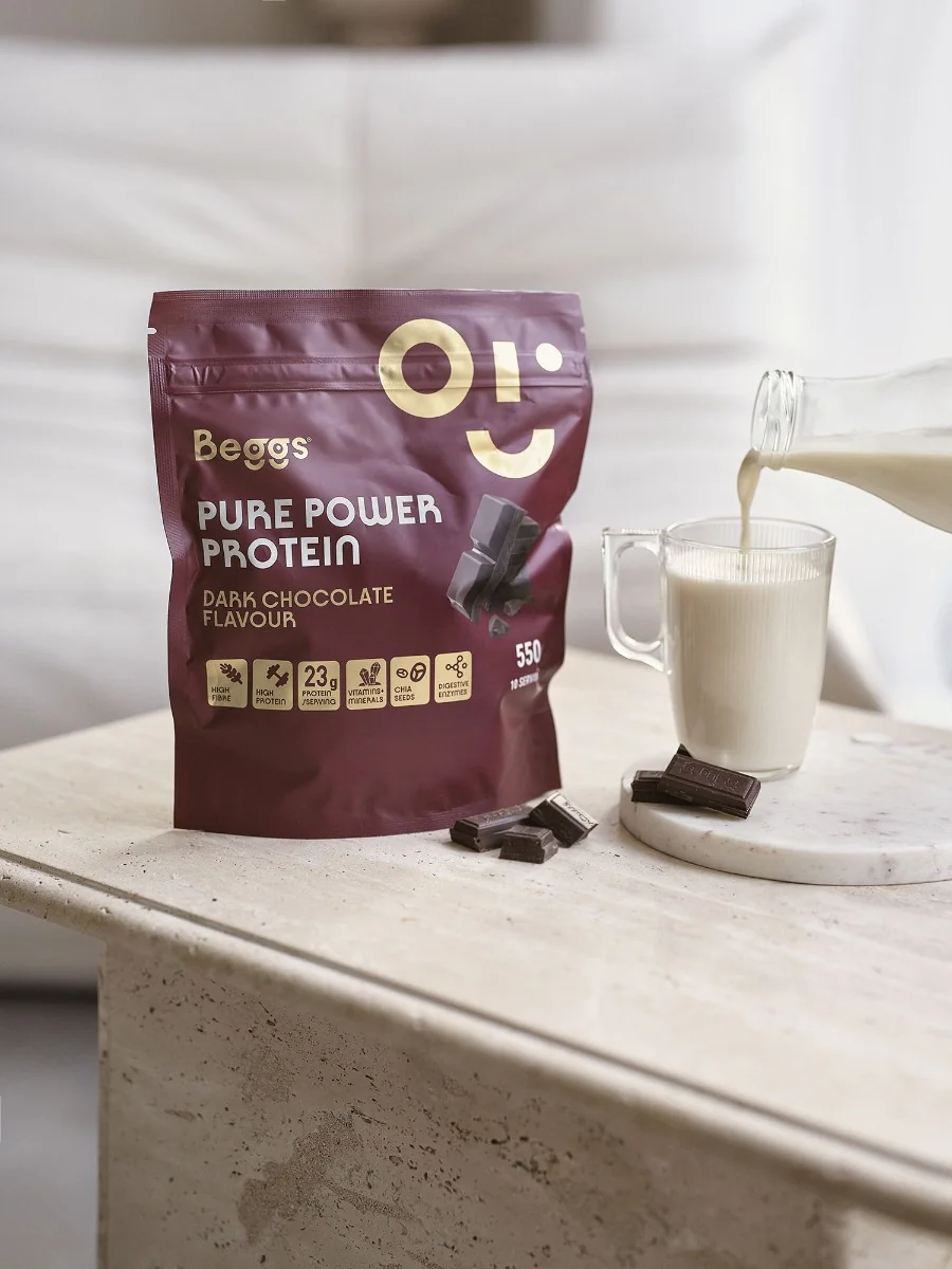 Beggs Pure Power Protein dark chocolate 550 g