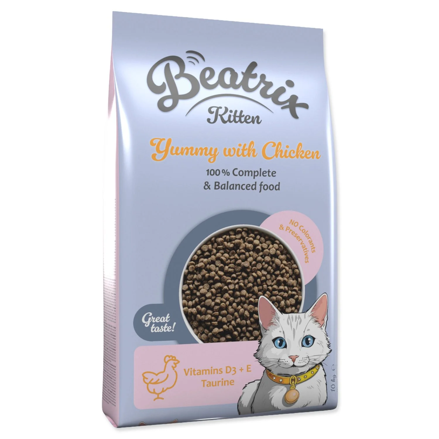 Beatrix Krmivo Kitten s kuřecím 10kg