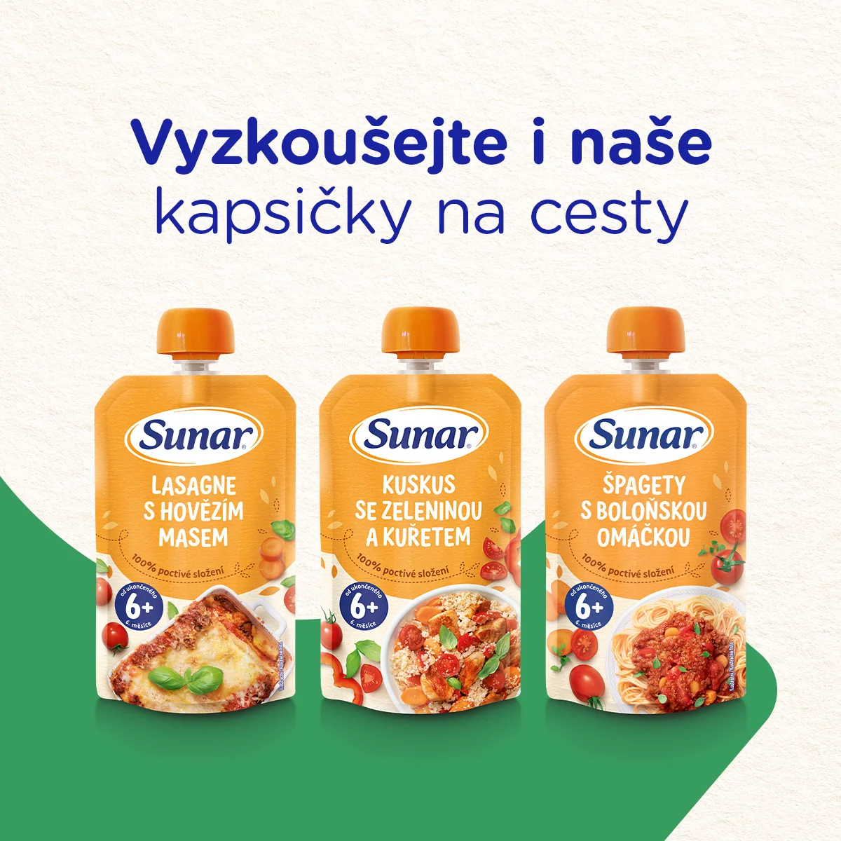 Sunar Příkrm Lasagne s hovězím masem 12m+ 235 g