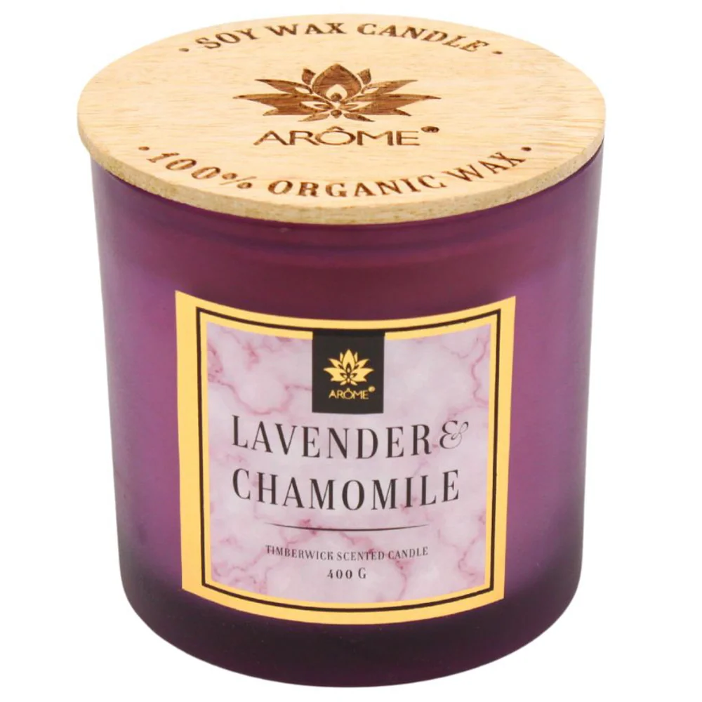 ARÔME Vonná svíčka Lavender & Chamomile 400 g