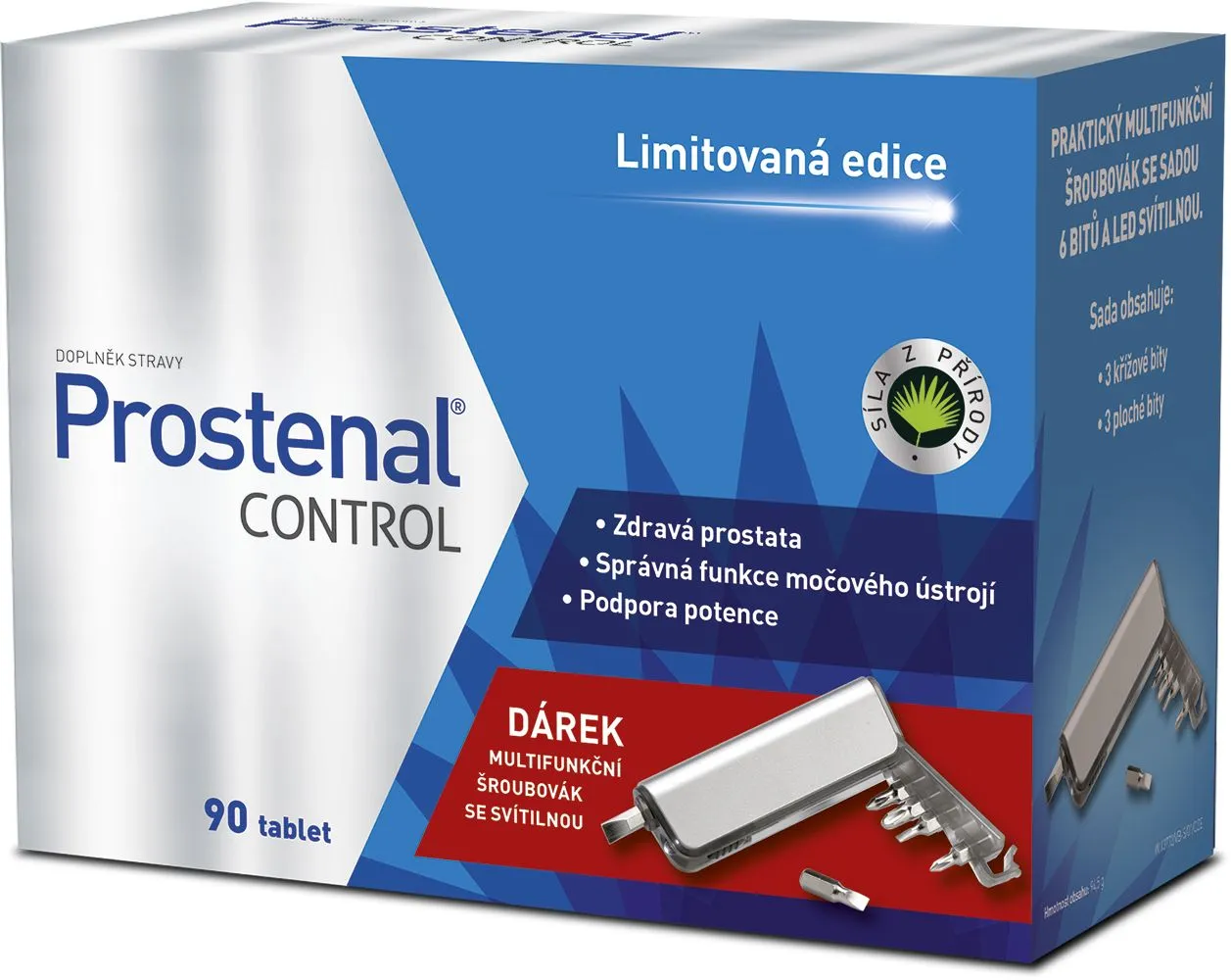 Prostenal Control 90 tablet + šroubovák