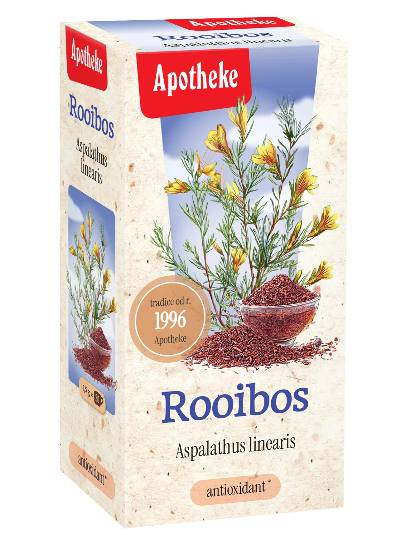 Apotheke Rooibos čaj nálevové sáčky 20x1,5 g