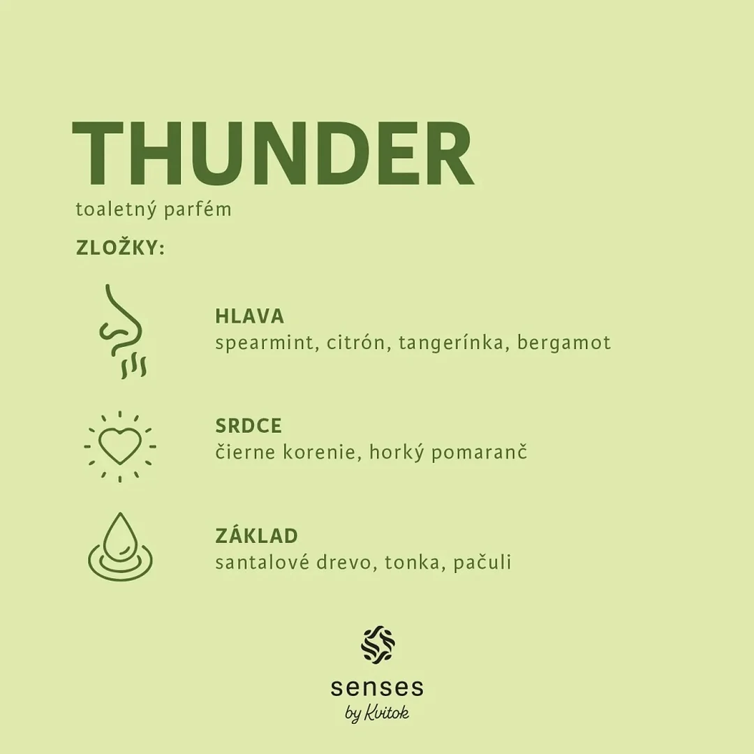 Kvitok Senses Toaletní parfém Thunder (30 ml)
