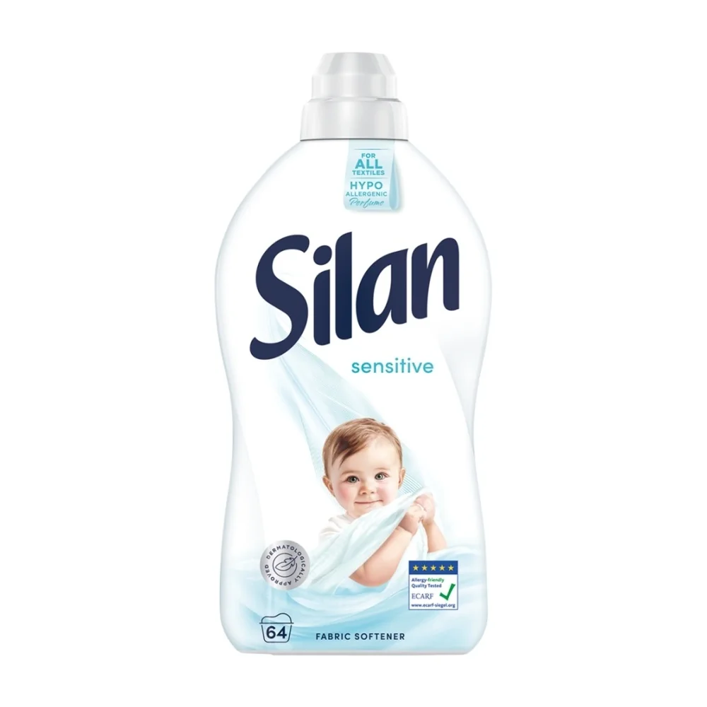 Silan Sensitive koncentrovaná aviváž do pračky 1408 ml 64 dávek
