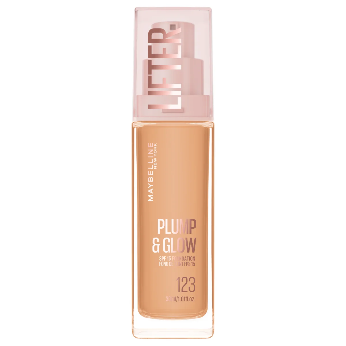 Maybelline Lifter Foundation odstín 123 rozjasňující make-up 30 ml