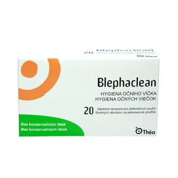 Blephaclean Hygiena očního víčka sterilní tampony 20 ks