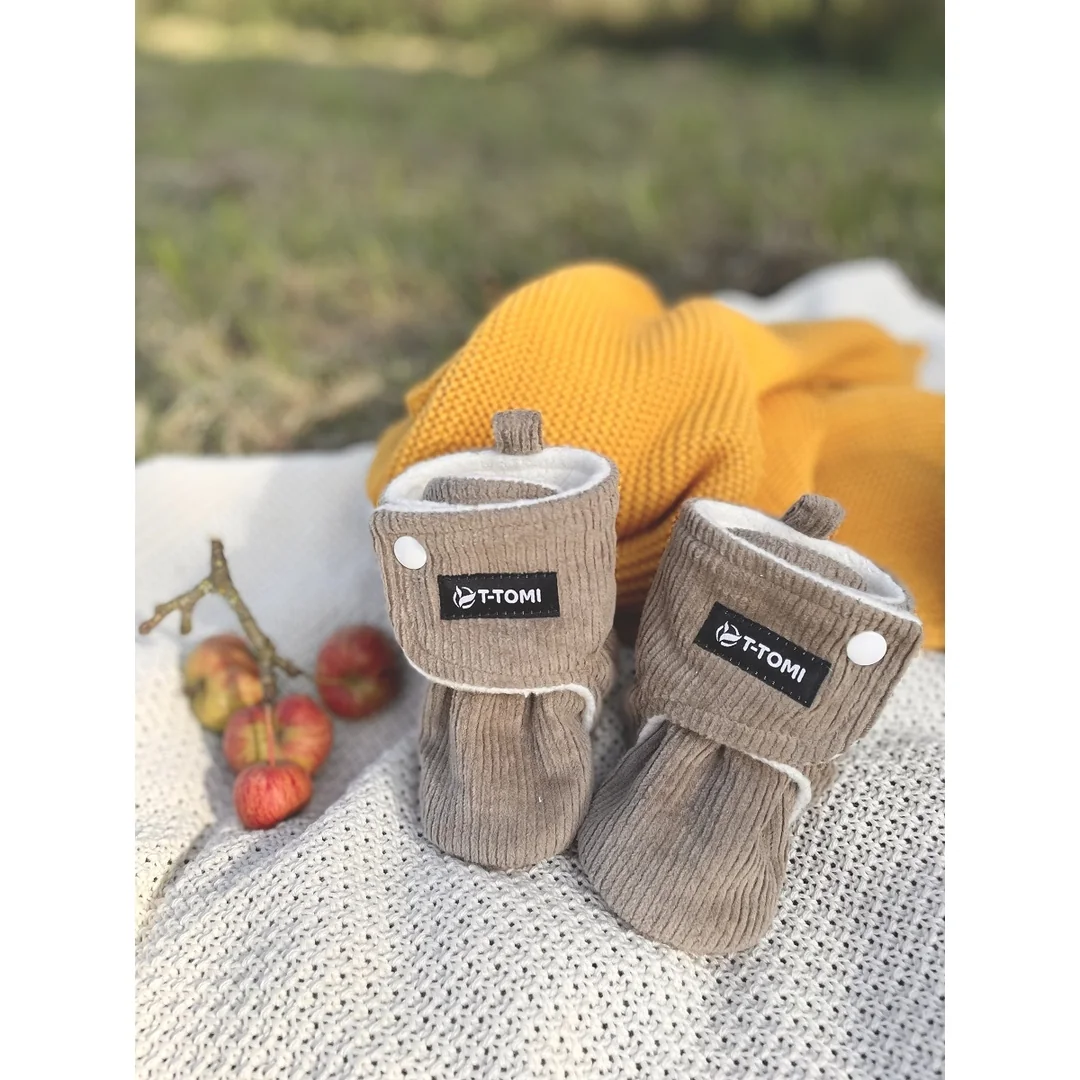 T-tomi Capáčky Grey (3-6 měsíců) WARM