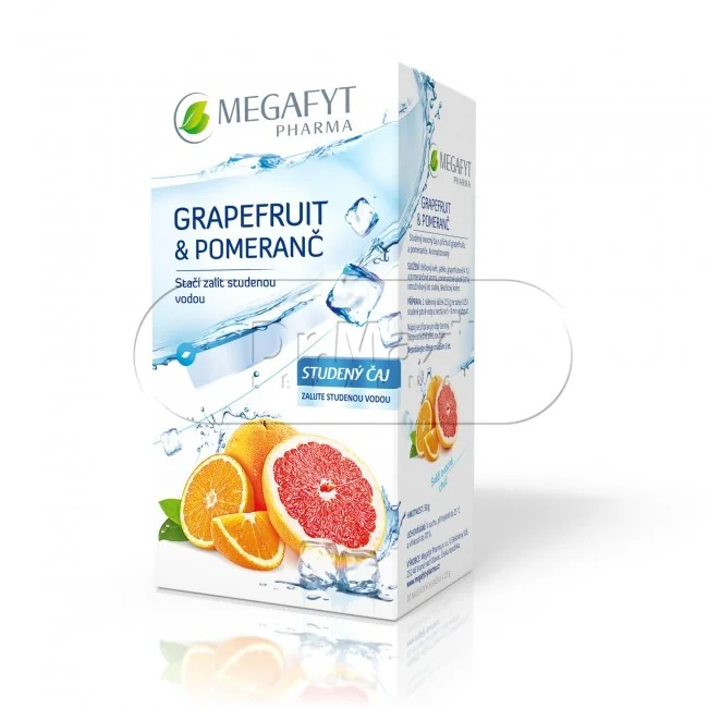 Megafyt Grapefruit a pomeranč studený čaj n.s.20x2.5g