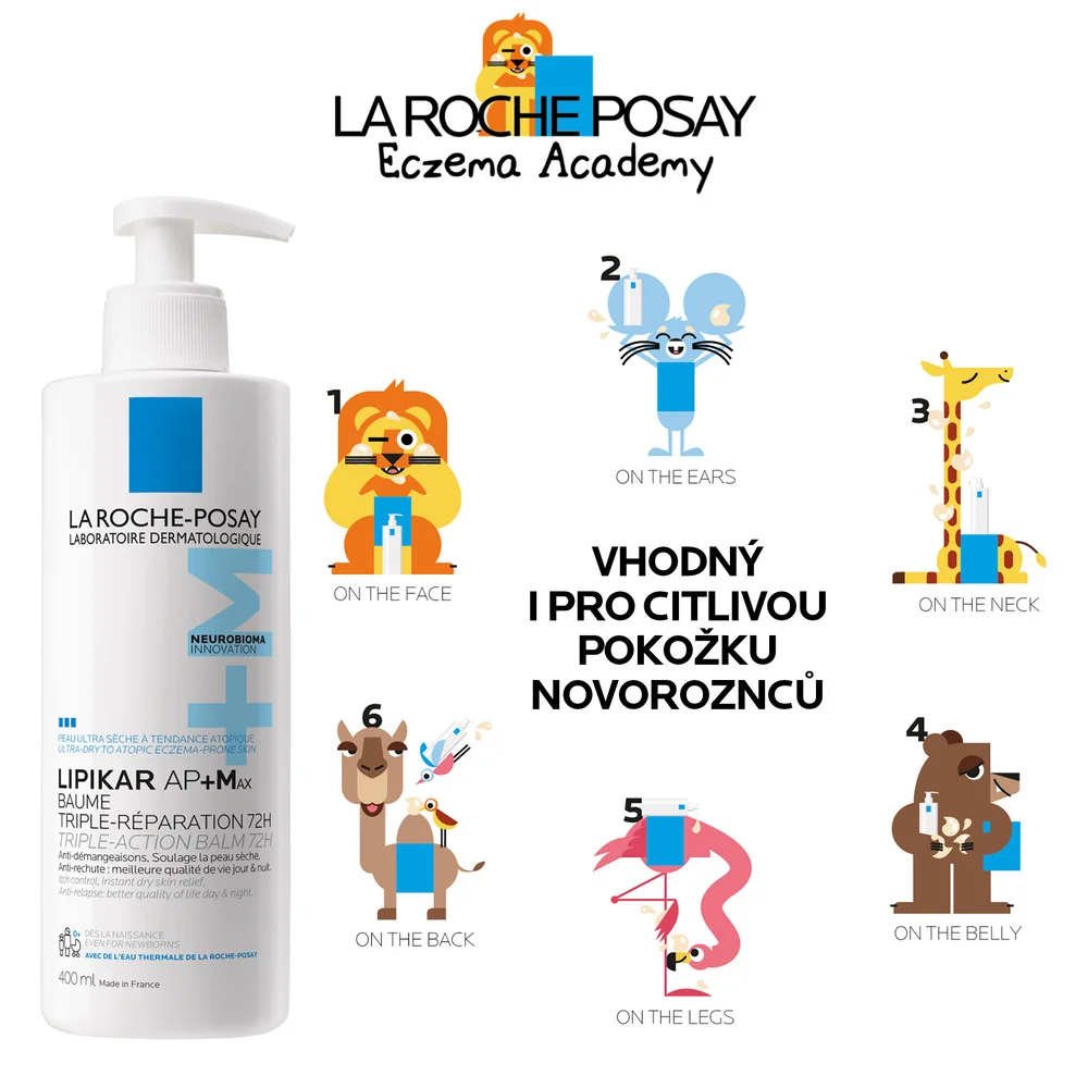 La Roche-Posay Lipikar AP+Max balzám 400 ml