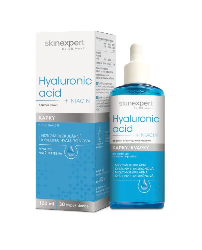skinexpert BY DR.MAX Hyaluronic acid –⁠ Kyselina Hyaluronová kapky 100 ml