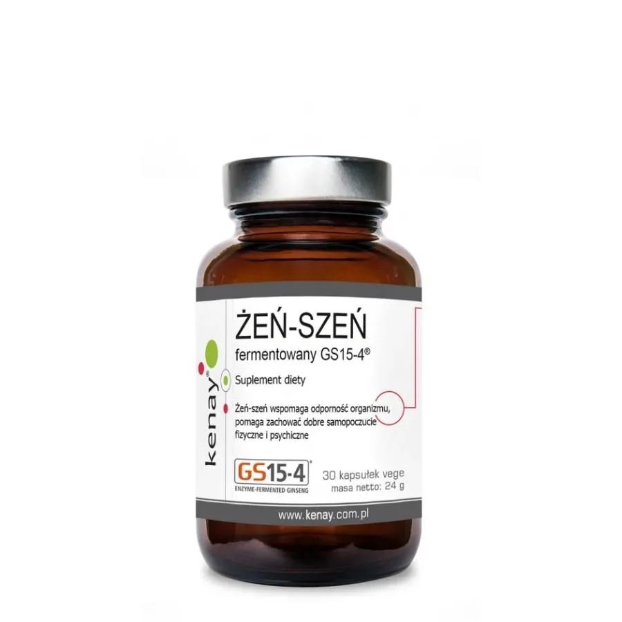 Kenay Fermentovaný ženšen GS15-4 30 kapslí