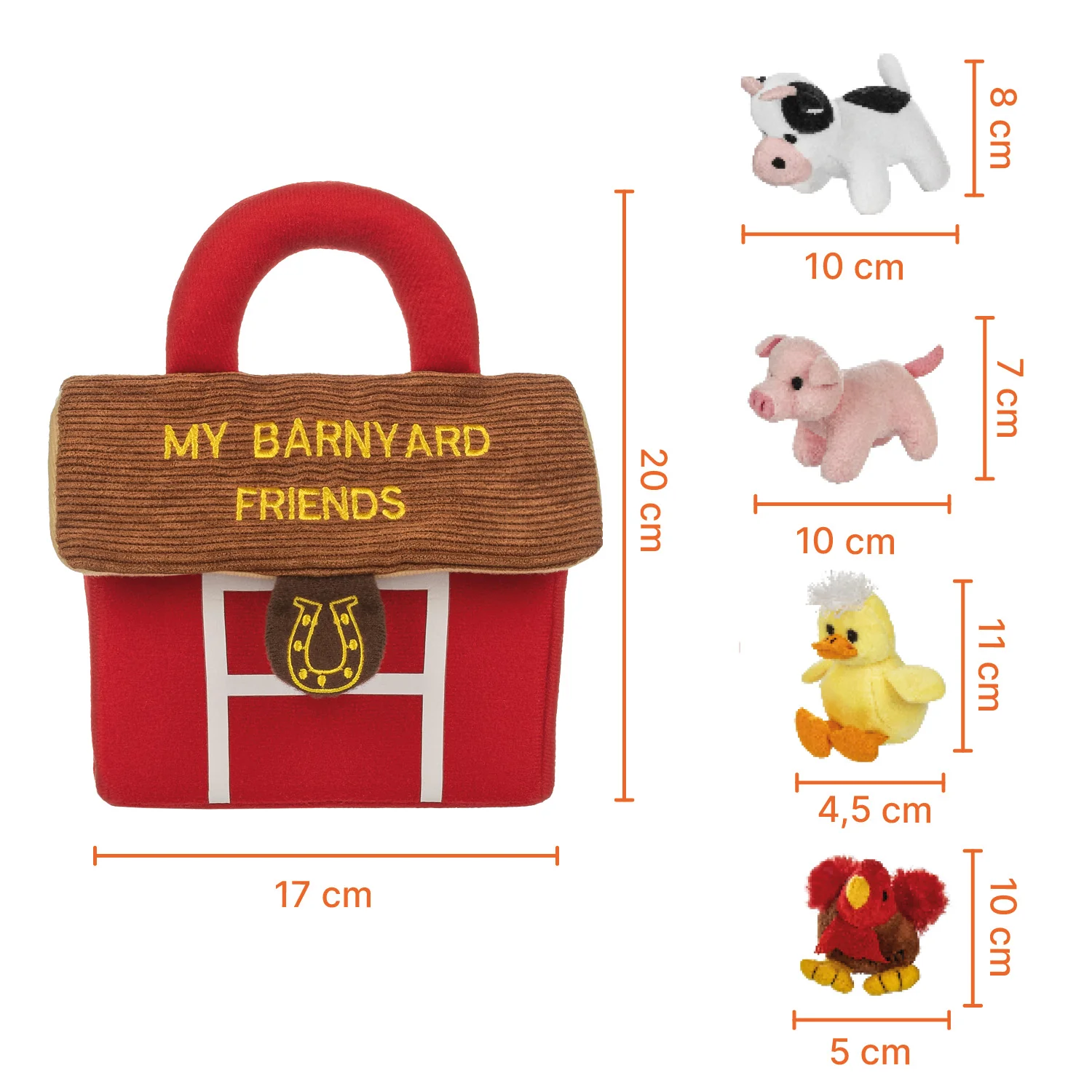 Zopa Plyšový set hraček, Farm 2