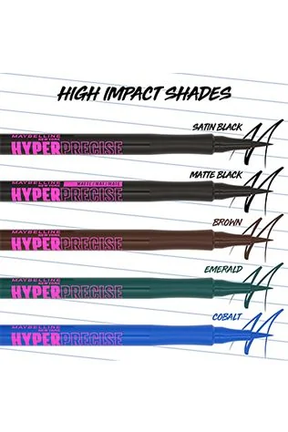 Maybelline Hyper Precise All Day odstín 720 Parrot oční linka 1 ml