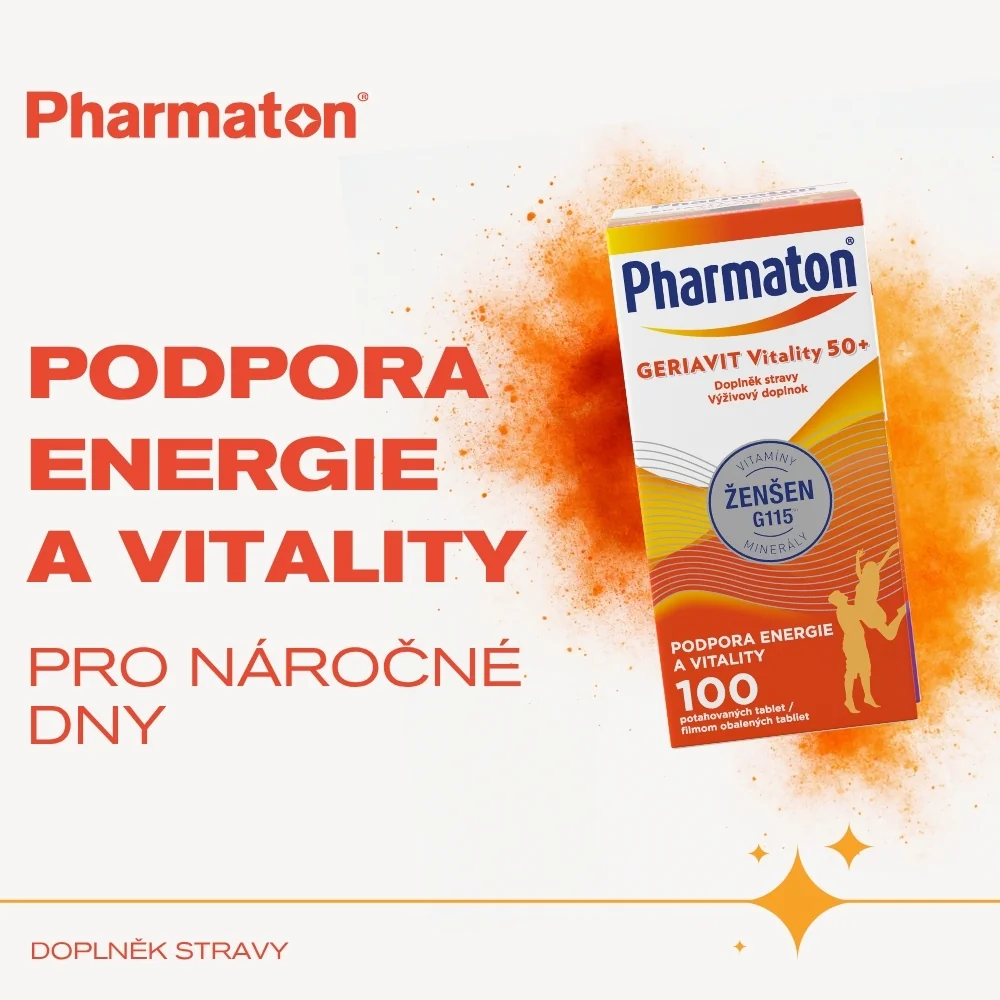 Pharmaton Geriavit Vitality 50+ 100 tablet