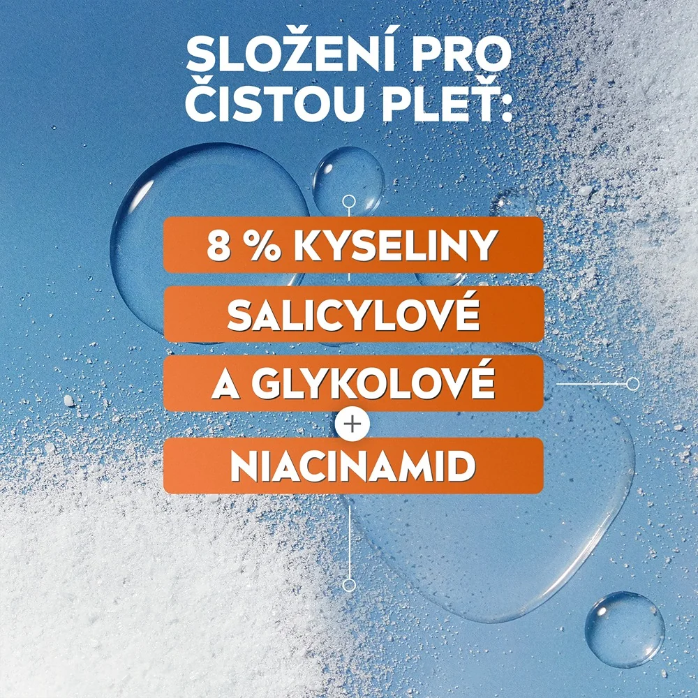Nivea Derma Skin Clear noční exfoliator 40 ml
