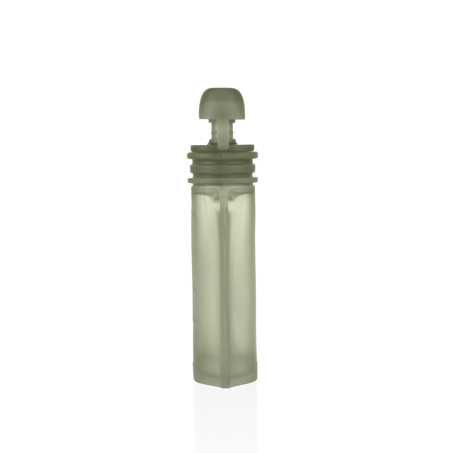 Zopa Silikonová plnitelná kapsička na dětskou stravu, Transparent Green 1
