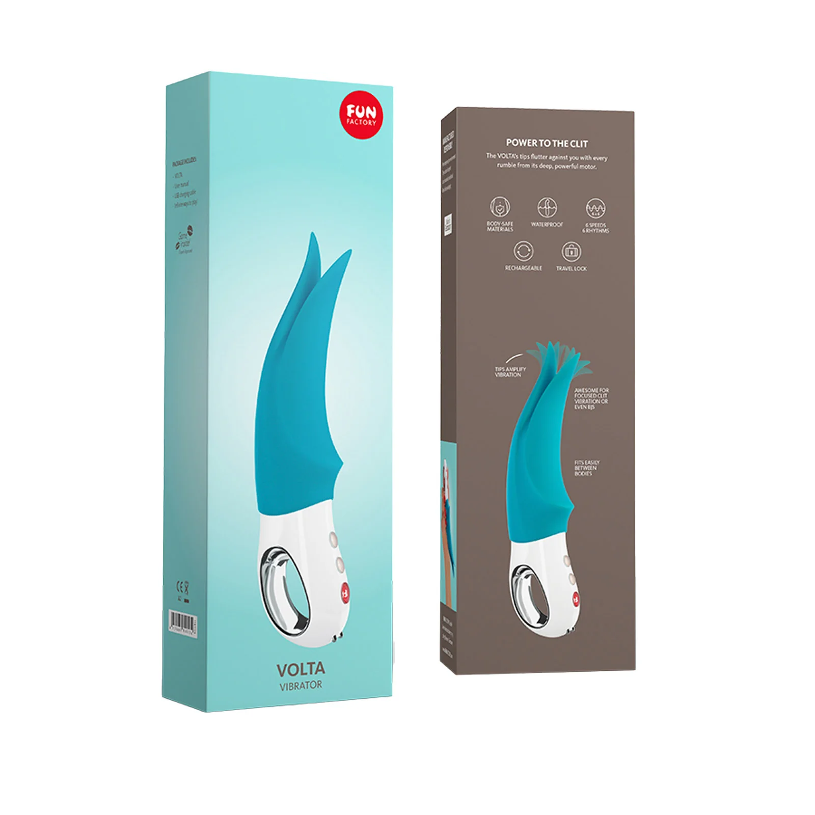 Fun Factory Volta G5 vibrátor na klitoris (18,9 cm), modrý