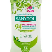 Sanytol Dezinfekční utěrky 94 % rostlinného původu